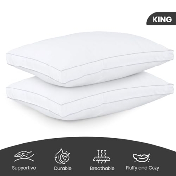 Utopia Bedding King Size Cooling Pillows Set of 2