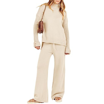 Chic ANRABESS 2 Piece Sweater Lounge Set for Women
