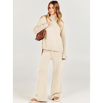 Chic ANRABESS 2 Piece Sweater Lounge Set for Women