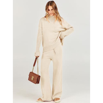 Chic ANRABESS 2 Piece Sweater Lounge Set for Women