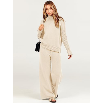 Chic ANRABESS 2 Piece Sweater Lounge Set for Women