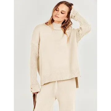 Chic ANRABESS 2 Piece Sweater Lounge Set for Women