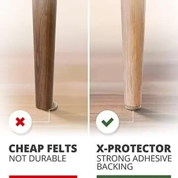 X-Protector 357 pcs Felt Furniture Pads for Hardwood Floors