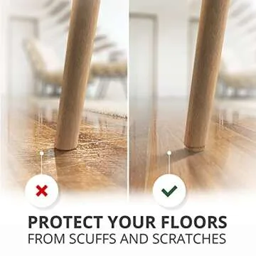 X-Protector 357 pcs Felt Furniture Pads for Hardwood Floors