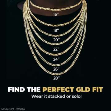 GLD Micro Tennis Necklace 16" 14K Gold-Plated