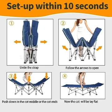 Comfortable NESDCC Camping Cot with Mattress for All