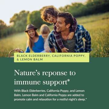 Gaia Herbs Black Elderberry Syrup - Immune & Sleep Support