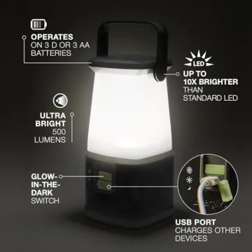 Energizer Weatheready 360 Bright Lantern with USB Charging