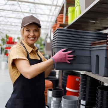 KAYGO Safety Work Gloves - 12 Pairs - XS Pink