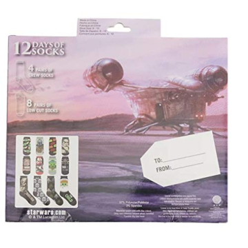 Star Wars Men's Socks Advent Calendar - 12 Days of Fun!
