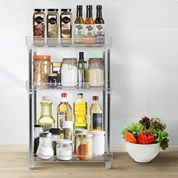 Sorbus 3-Tier Acrylic Bathroom Organizer Shelf