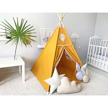 RONGFA Kids Teepee Tent - Indoor/Outdoor Fun for Kids