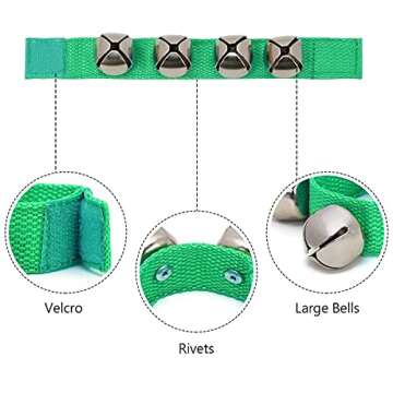 Jingle Bells Christmas Wrist Shaking Band Musical Tambourine