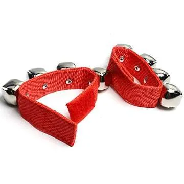 Jingle Bells Christmas Wrist Shaking Band Musical Tambourine