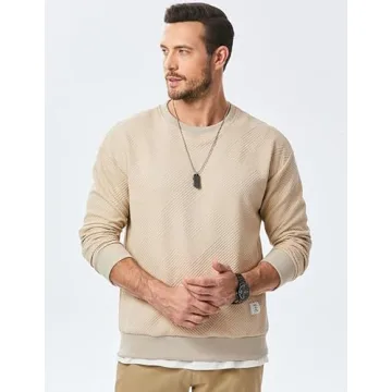 Dokotoo Men's Stylish Comfort Sweatshirt - Geometric Design