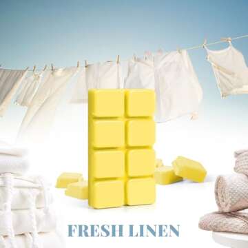 SCENTORINI Wax Melts Wax Cubes, Soy Wax Cubes for Wax Warmer, Ocean Breeze, Fresh Linen, Bohemia For...