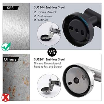 KES Bathroom Towel Hook Stylish and Durable Wall Mount