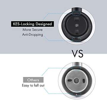 KES Bathroom Towel Hook Stylish and Durable Wall Mount