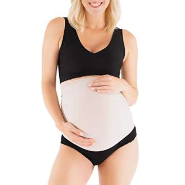 Belly Bandit Belly Boost Pregnancy Support Band - Ultra-Soft, Discreet & Breathable