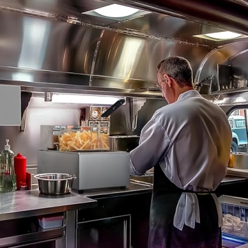 WeChef Deep Fryer 12L 2500W for Commercial Use