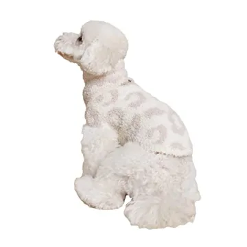 Barefoot Dreams CozyChic Pet Sweater in Cream/Stone for Dogs