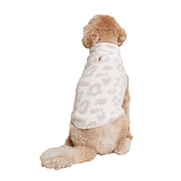 Barefoot Dreams CozyChic Pet Sweater in Cream/Stone for Dogs
