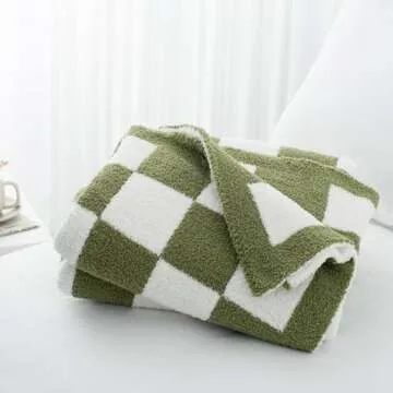 Carriediosa 50" X 60" Checkered Throw Blanket - Ultra Soft
