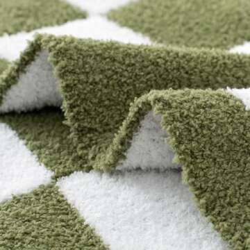 Carriediosa 50" X 60" Checkered Throw Blanket - Ultra Soft