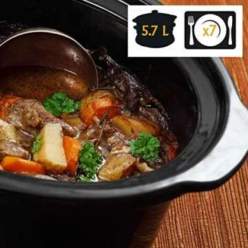 Crock-Pot Cook and Carry 6 Quart Slow Cooker for Family Meals