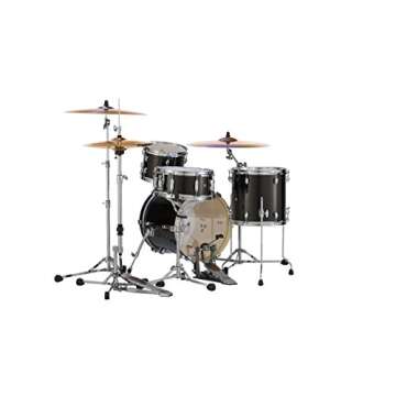 Pearl Midtown, 4 Piece Shell Pack Drum Set (Cymbals and Hardware Not Inculded), Black Gold Sparkle, (MDT764P/C701)