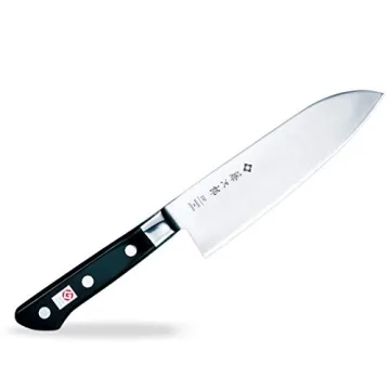 TOJIRO JAPAN Professional Santoku Chef Knife VG10 + 13 Chrome Stainless Steel - 6.7 Inch 170mm - Sam...