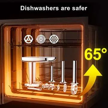 Stainless Steel Meat Grinder Attachment for KitchenAid Stand Mixer,Meat Grinder for KitchenAid Includes Sausage Stuffing Set and Meat Grinding Set Meat Grinder Accessories by Gvode