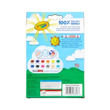 Crayola Washable Fine Line Markers for Kids' Art