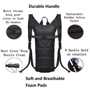 ATBP Tactical Hydration Pack 3L Lightweight Backpack