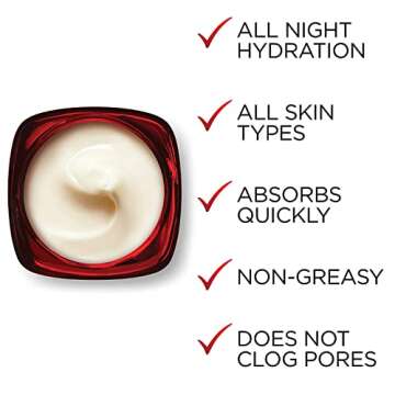 L'Oreal Paris Revitalift Triple Power Anti-Aging Overnight Mask, Pro Retinol, Hyaluronic Acid & Vitamin C, Reduce Wrinkles 1.7 Oz