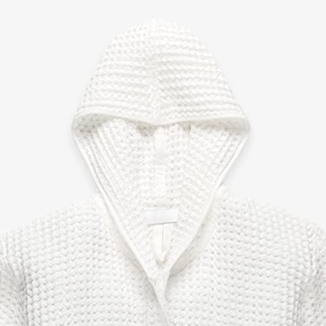 ONSen Waffle Bath Robe with Hood - Lightweight & Absorbent