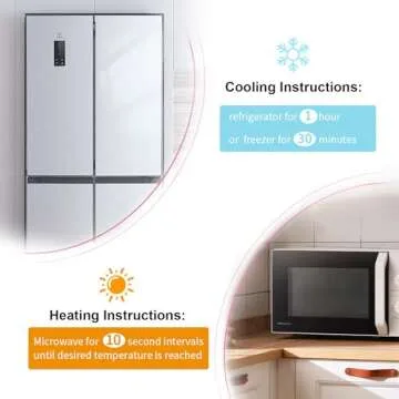 CONBELLA Cold Face Eye Masks Ice Face Mask Hot Cold Compress for Dark Circles, Puffiness, Migraines, Headache, Stress, Redness, Cooling Face Masks for Women Man, Skin Care