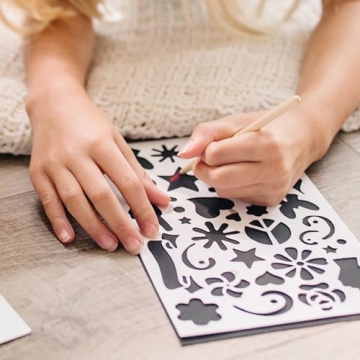 Melissa & Doug Scratch Art Set - 16 Boards, 2 Tools, 3 Frames