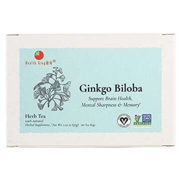 Health King Ginkgo Biloba Tea for Memory & Clarity