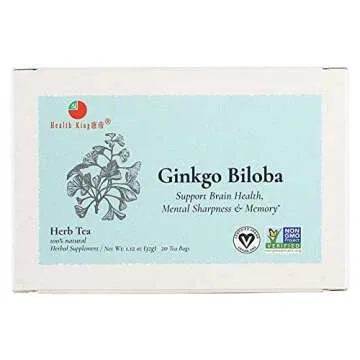 Health King Ginkgo Biloba Tea for Memory & Clarity