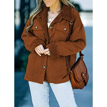 Dokotoo Women’s Thick Corduroy Jacket for Winter Style