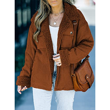 Dokotoo Women’s Thick Corduroy Jacket for Winter Style