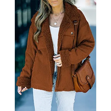 Dokotoo Women’s Thick Corduroy Jacket for Winter Style