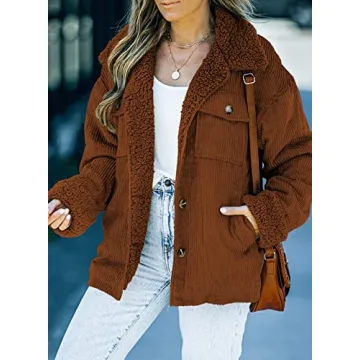 Dokotoo Women’s Thick Corduroy Jacket for Winter Style