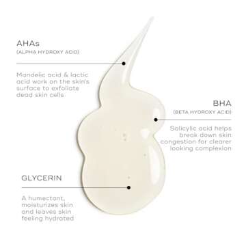 Medik8 Surface Radiance Cleanse - AHA and BHA Daily Face Cleanser - Exfoliating, Gentle Foaming Face Wash - Anti-Aging Facial Cleanser - 5.0 oz