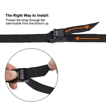 Ayaport Lightweight Lashing Straps with Adjustable Buckles