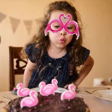 Harloon Flamingo Party Glasses - 36 Pcs for Summer Fun