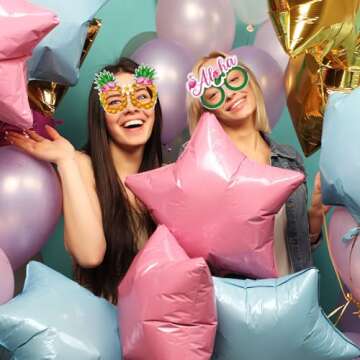 Harloon Flamingo Party Glasses - 36 Pcs for Summer Fun