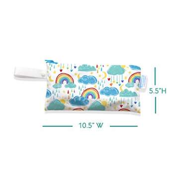 Thirsties Clutch Bag - Rainbow