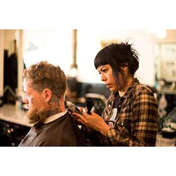 Andis 01557 Professional Master Adjustable Blade Hair Trimmer, Unbreakable Carbon Steel T-Blade - Silver, Chrome, Pack of 1